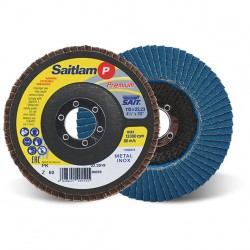 SAIT Abrasivi, Premium, Saitlam-PK Z, Abrasive conical flap disc, for Metal Applications