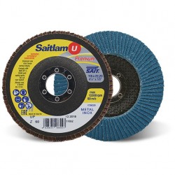 SAIT Abrasivi, Premium, Saitlam-UP Z, Abrasive flat flap disc, for Metal Applications