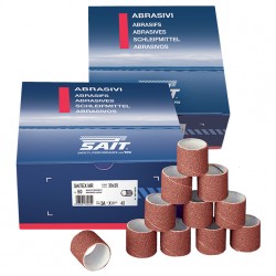SAIT Abrasivi, 
MR-Saitex 3A-X,
Manicotti cilindrici di tela, per Applicazioni Metallo